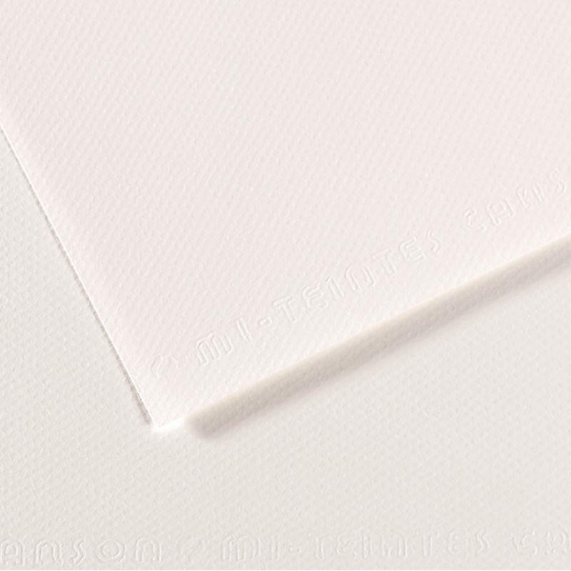 Image de  Feuille mi-teinte 50x65cm blanc 