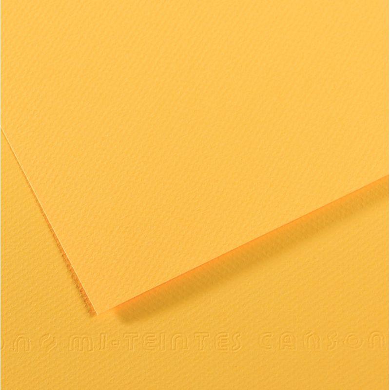 Image de  Feuille mi-teinte 50x65cm bouton d''or 