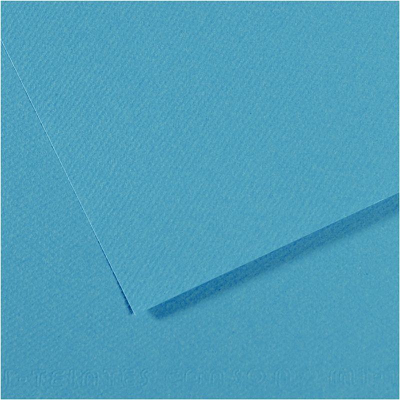 Image de  Feuille mi-teinte 50x65cm turquoise 