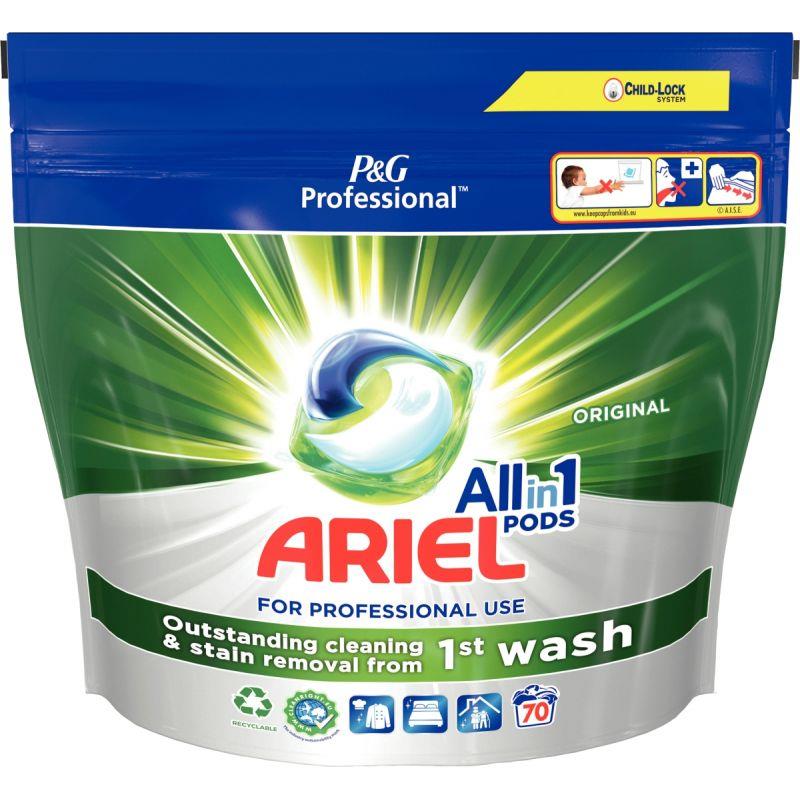 Image de  Paquet de 70 doses de lessive en pods ARIEL 