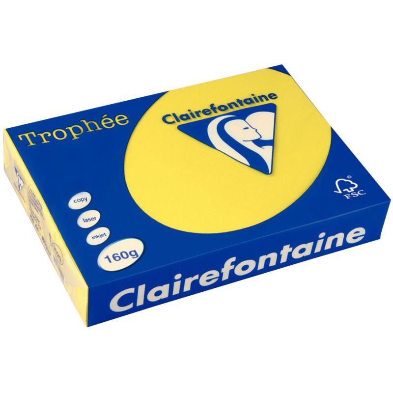 Image de  Paquet de 250 feuilles format A4 160g soleil CLAIREFONTAINE 