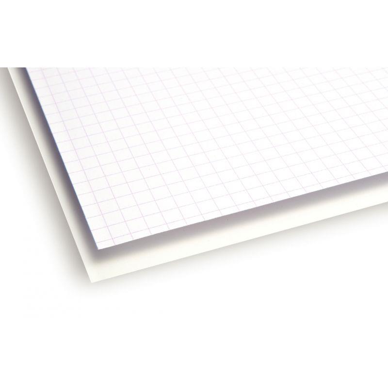 Image de  Paquet de 125 feuilles bristol, format : 50 x 65 cm, 205 grammes, uni blanc 