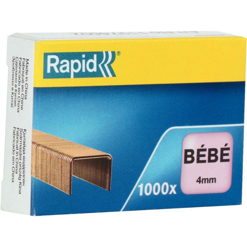 Image de  Boîte de 5 000 agrafes Rapid bébé 8/4 cuivrée 
