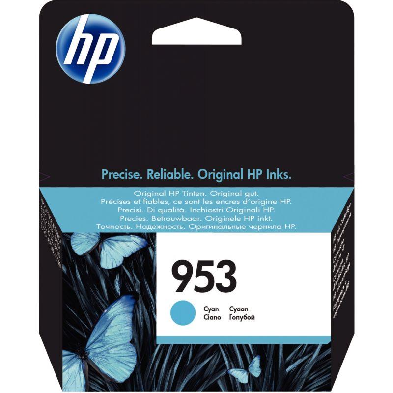 Image de  HP 953 cartouche d''encre cyan authentique (F6U12AE) 