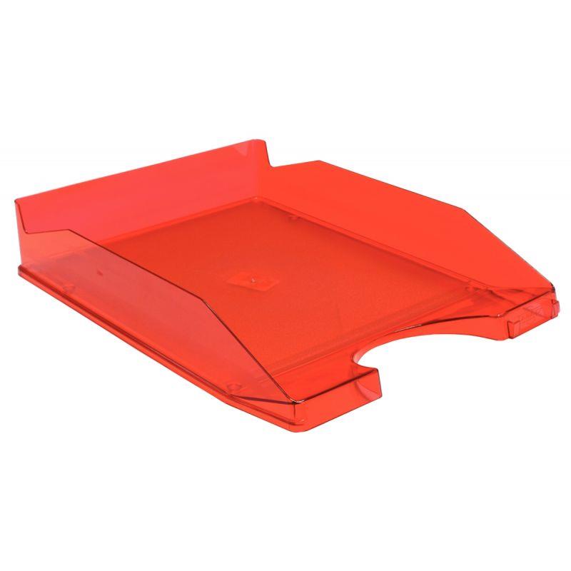 Image de  Corbeille à courrier FLUOR rouge 
