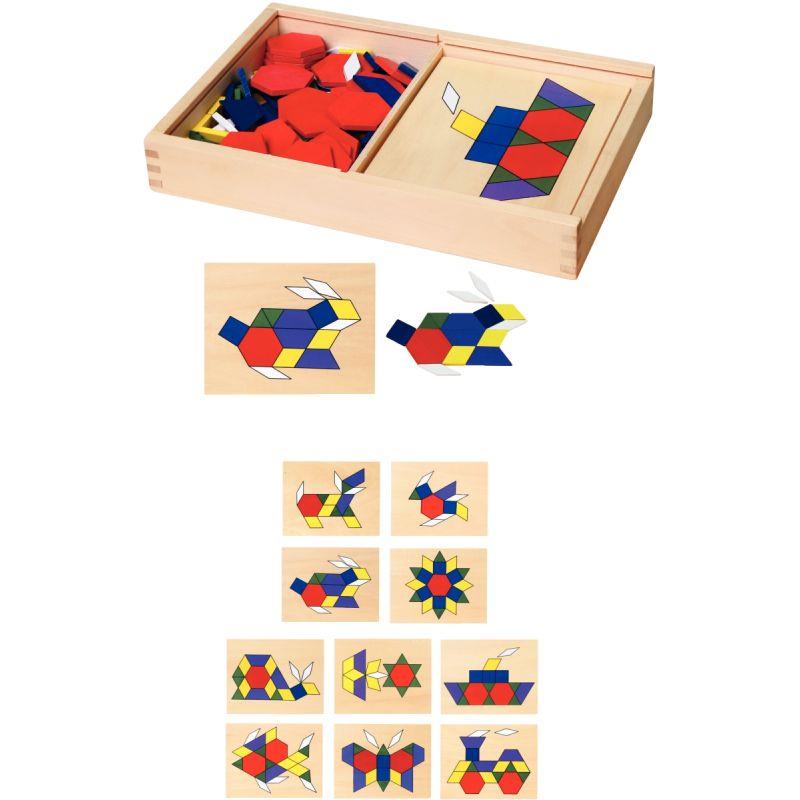 Image de  Coffret de 120 mosaïque en bois 