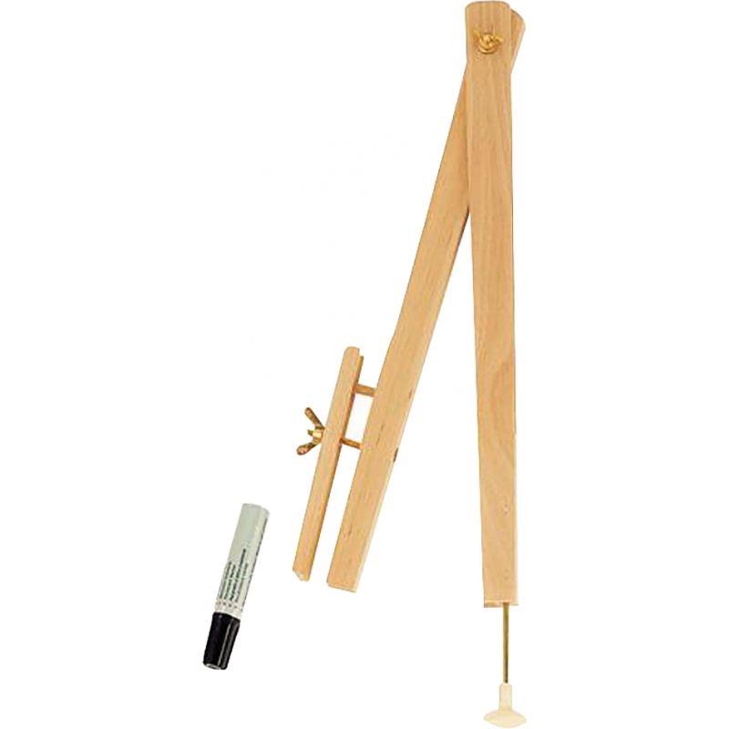 Image de  Compas à tableau en bois pour marqueurs dimensions 40 cm de longueur 