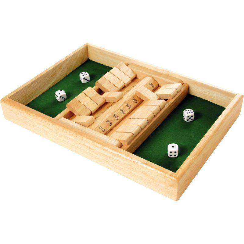 Image de  Double jeu SHUT THE BOX en bois 