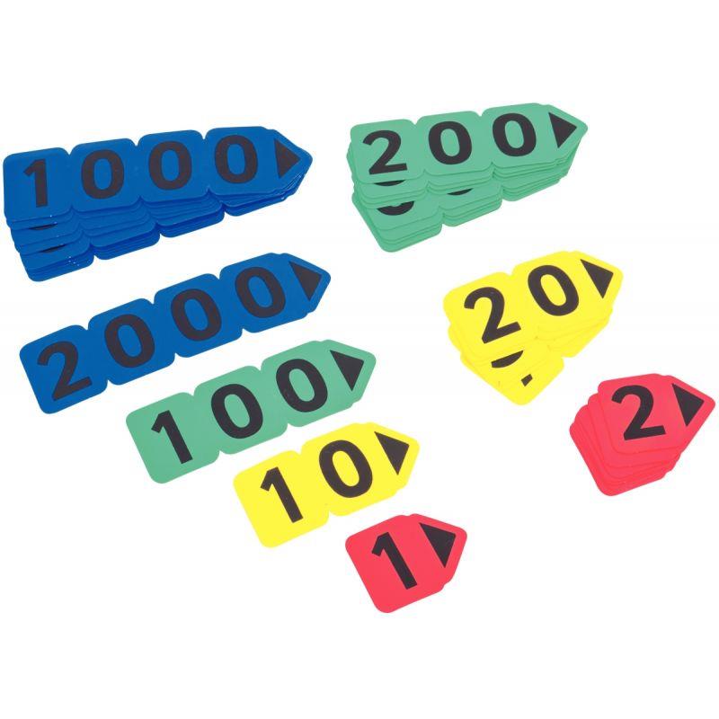 Image de  Sachet de 40 cartes nombres en plastique 