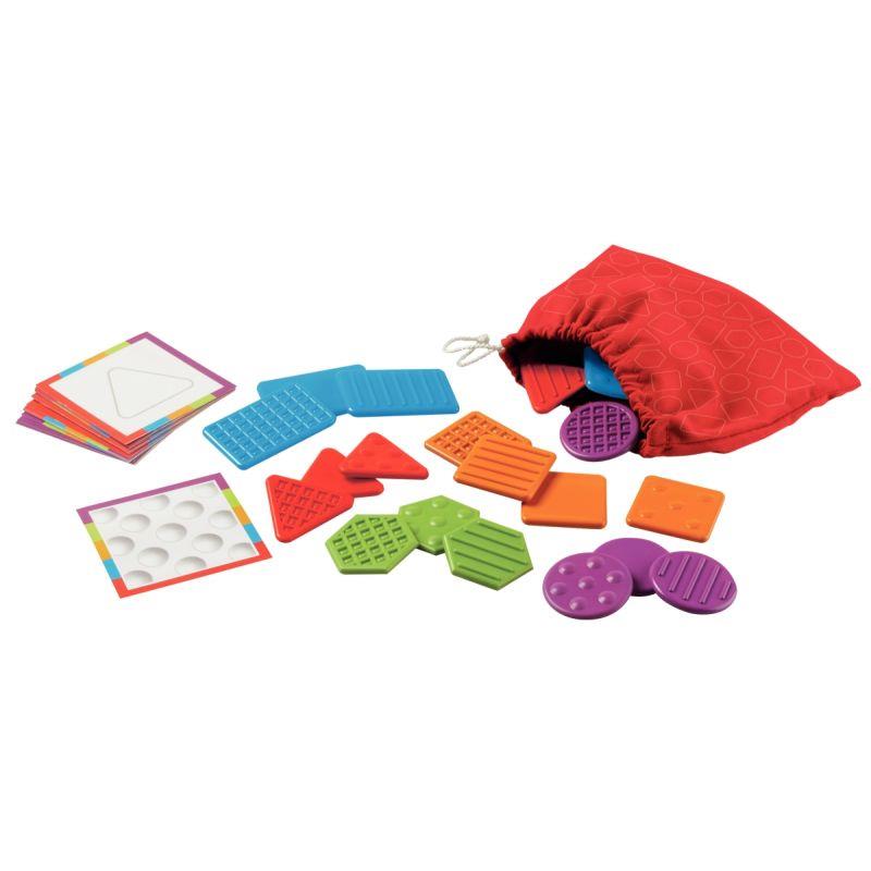 Image de  Set de 20 formes tactiles + 10 cartes 