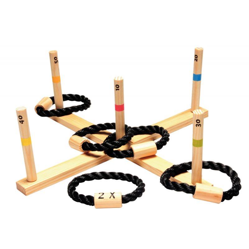 Image de  Jeu des anneaux en bois 