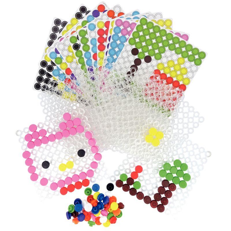 Image de  Boîte de 1000 boutons à clipser d 1,5cm 