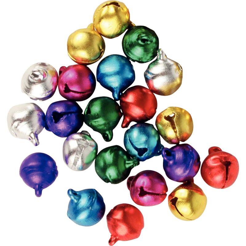 Image de  Sachet de 30 grelots diamètre 10 mm, couleurs assortis 