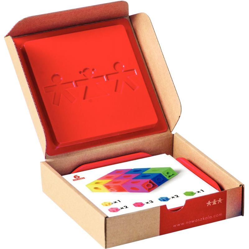 Image de  Boite de 24 fiches d''activités pour le jeu de construction MULTICUBES 32674 