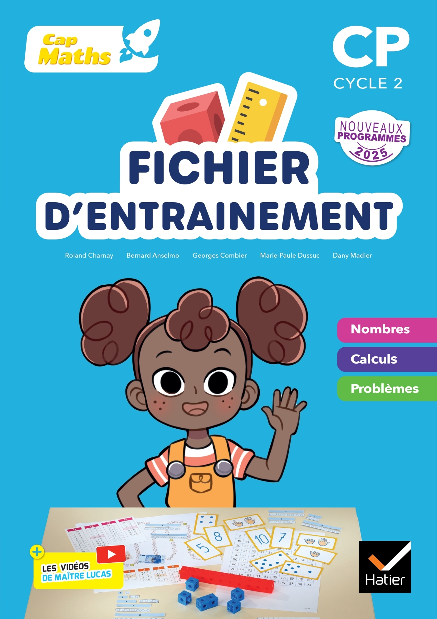 Image de  Cap maths CP - ed. 2025 - fichier nombres et calculs + cahier de... 