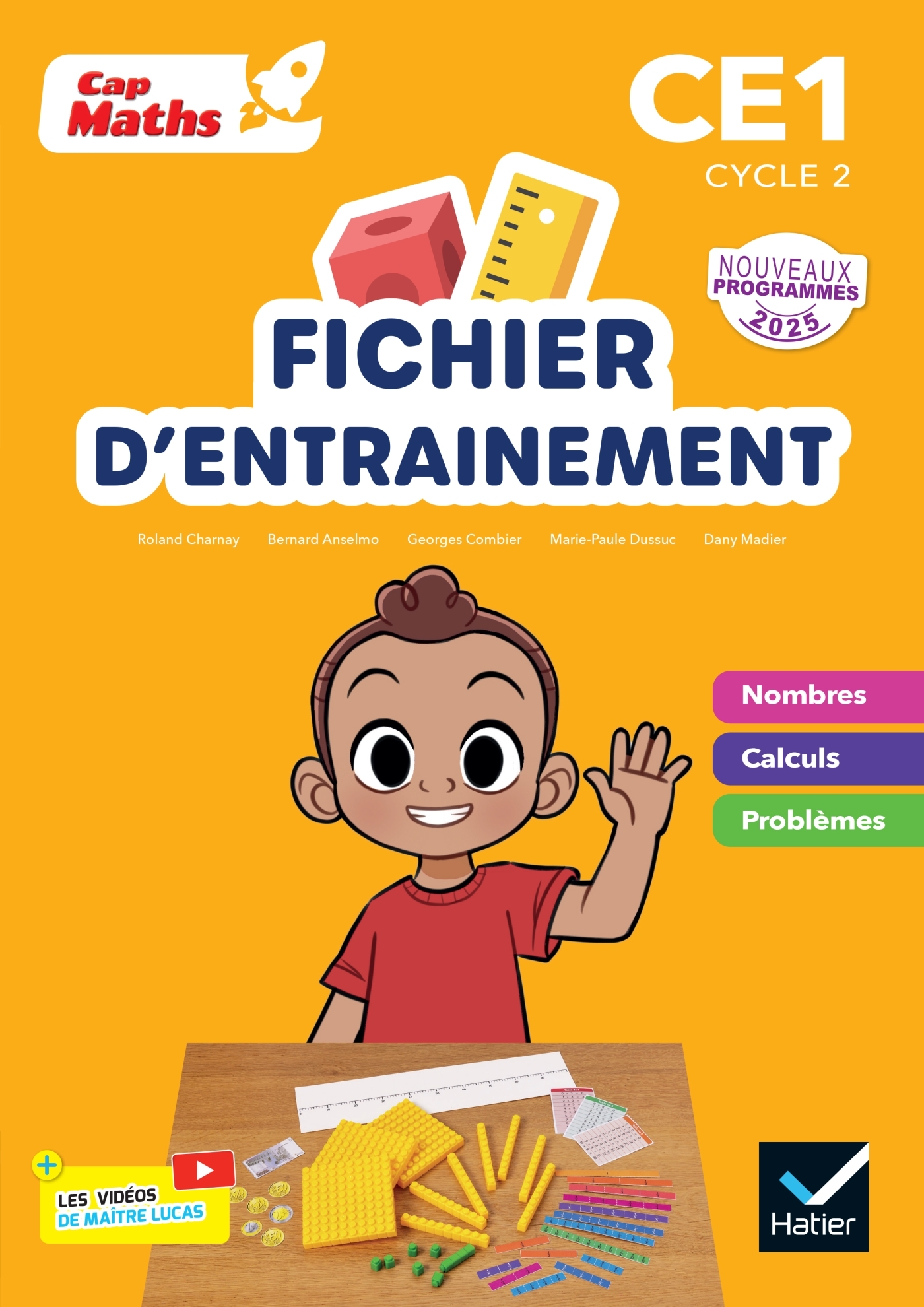 Image de  Cap maths CE1 - ed. 2025 - fichier nombres et calculs + cahier de... 