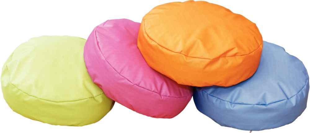 Image de  Coussin diamètre 40x10cm orange 