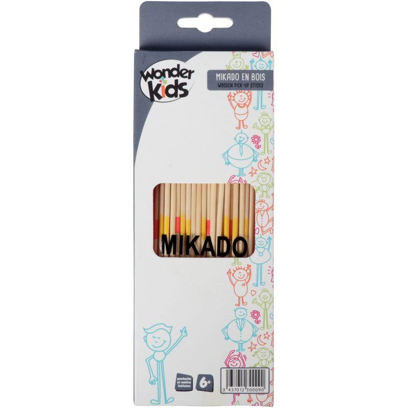 Image de  Mikado en bois + pochette 