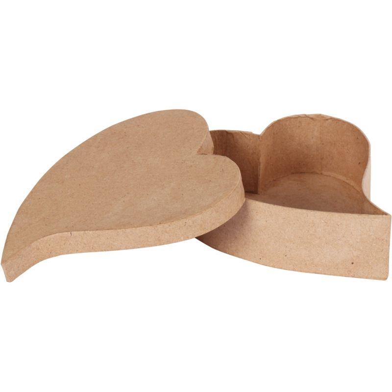 Image de  Lot de 10 boites coeur fantaisie en carton 