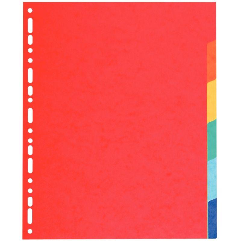 Image de  Jeu de 6 intercalaires en carte recyclée 220g, format A4+ 