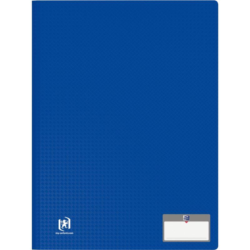 Image de  Protège-documents MEMPHIS 10 pochettes fixes 20 vues coloris bleu 