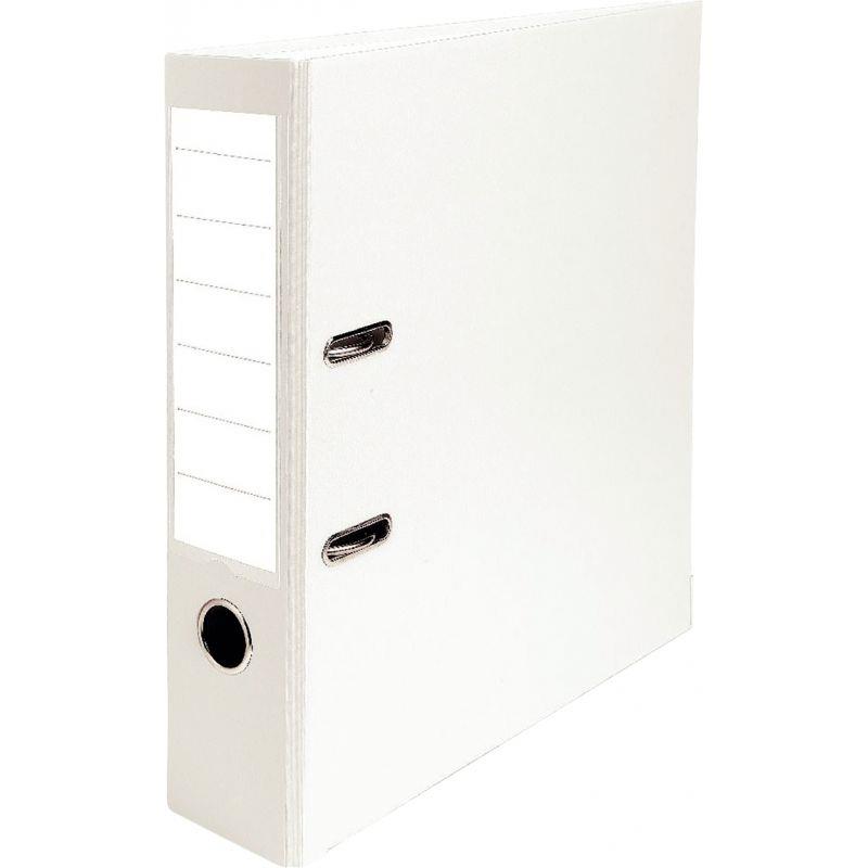 Image de  Classeur à levier économique pour format A4, dos 8 cm, blanc 