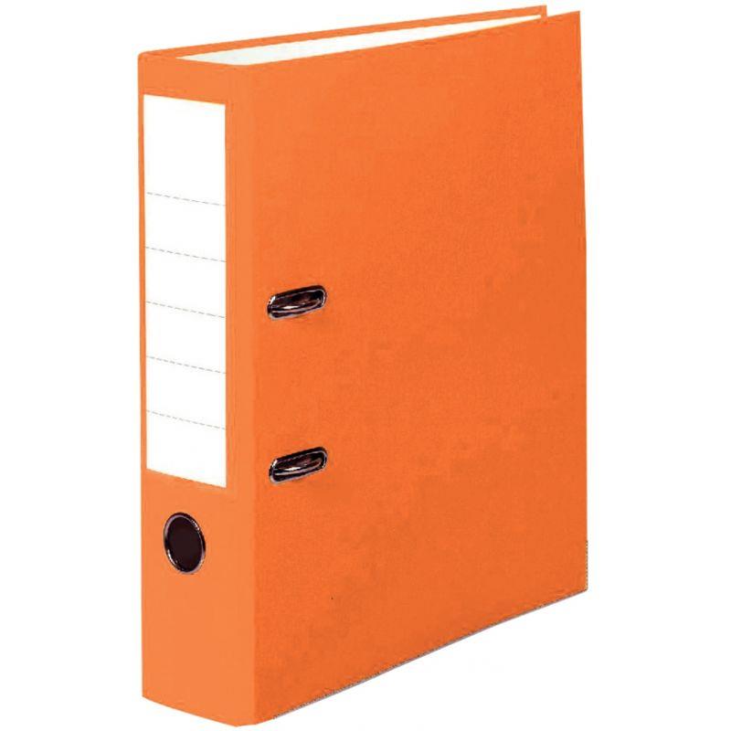 Image de  Classeur à levier économique pour format A4, dos 8 cm, orange 