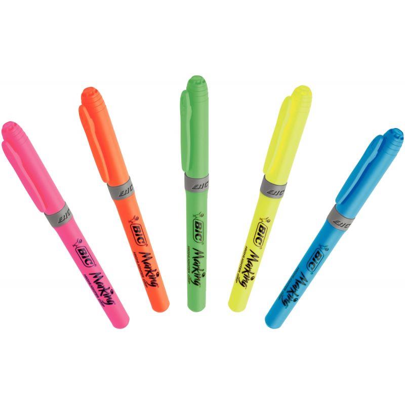 Image de  Boîte de 5 surligneurs Highlighter grip assortis 