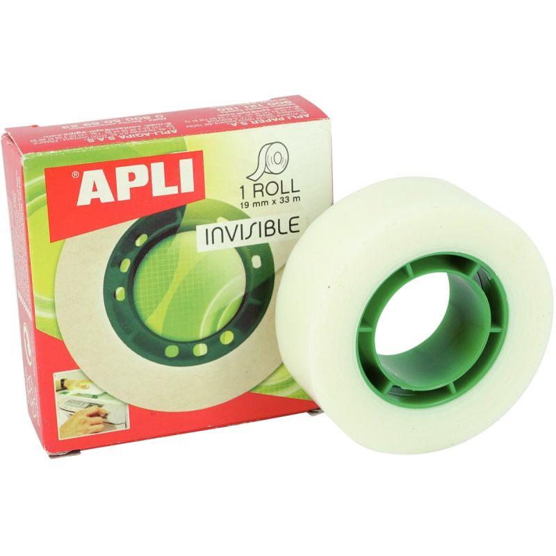 Image de  Rouleau adhésif Apli invisible 19mmx33m 