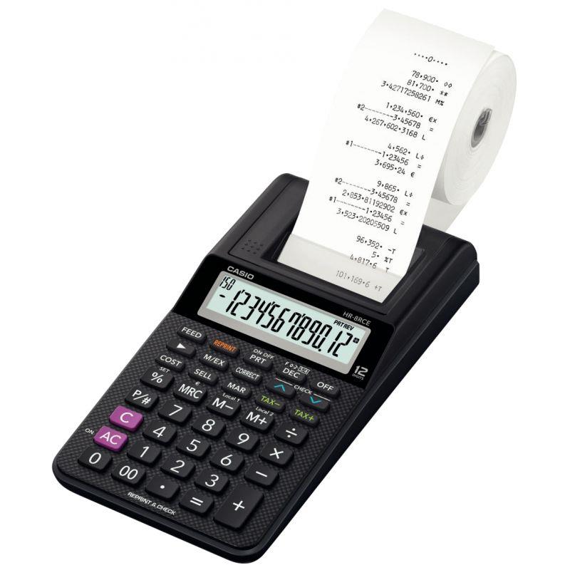 Image de  Machine à calculer imprimante de bureau Casio 12 chiffres HR-8RCE 