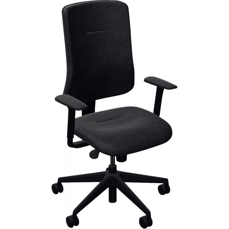 Image de  Fauteuil Early Tissu noir 