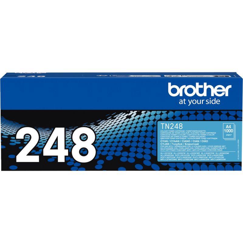 Image de  Brother TN248C toner laser cyan authentique 