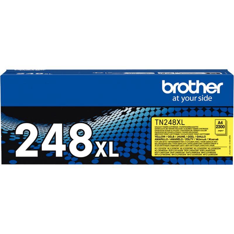 Image de  Brother TN248XLY toner laser jaune haute capacité authentique 