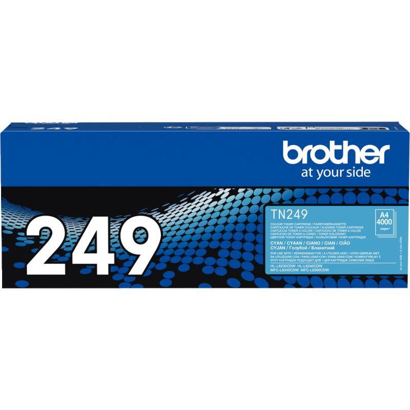Image de  Brother TN249C toner laser cyan très haute capacité authentique 