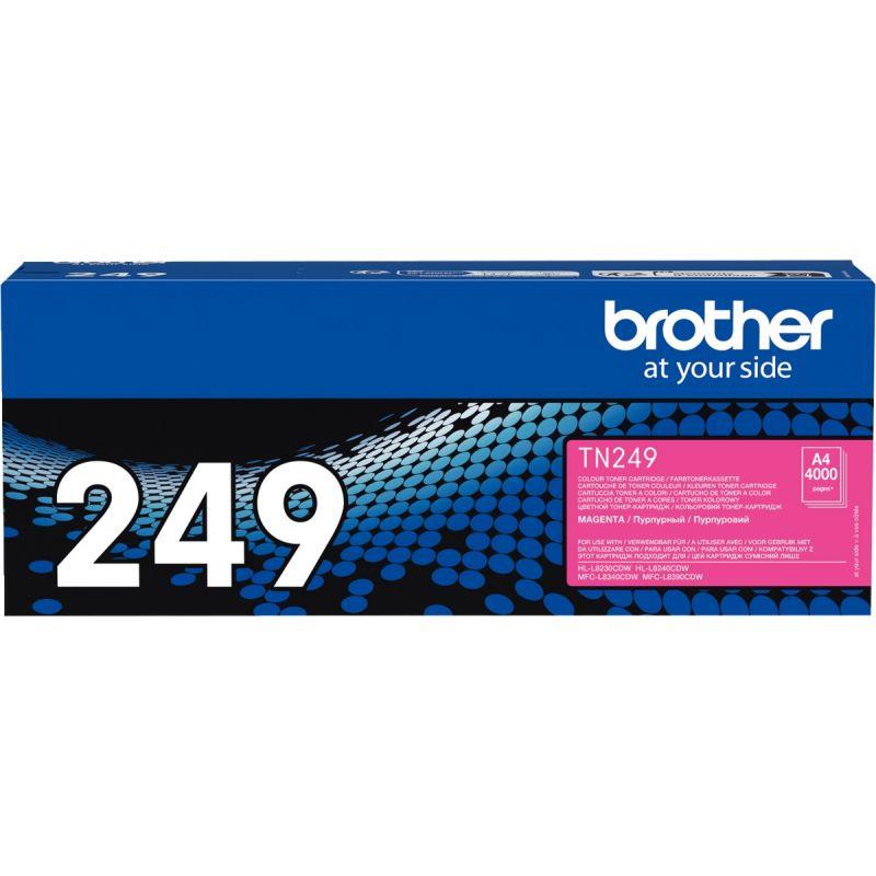Image de  Brother TN249M toner laser magenta très haute capacité authentique 