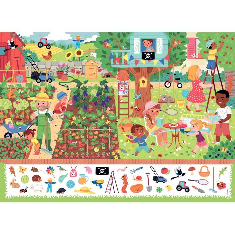 Image de  Puzzle cherche et trouve 60 pièces, au jardin 