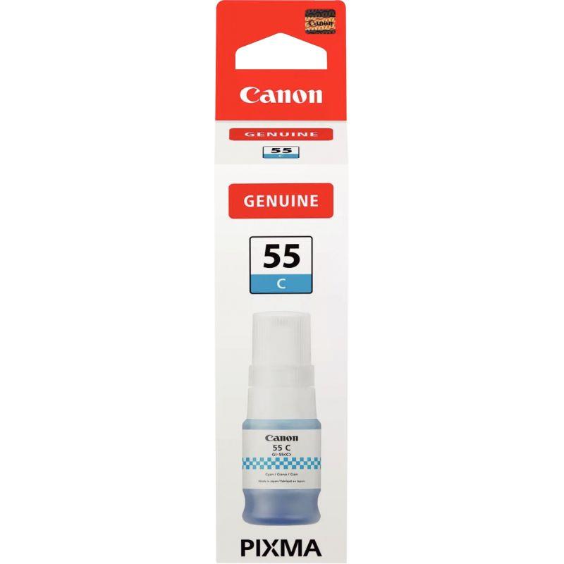 Image de  Canon 55 flacon d''encre cyan authentique (GI-55C) 