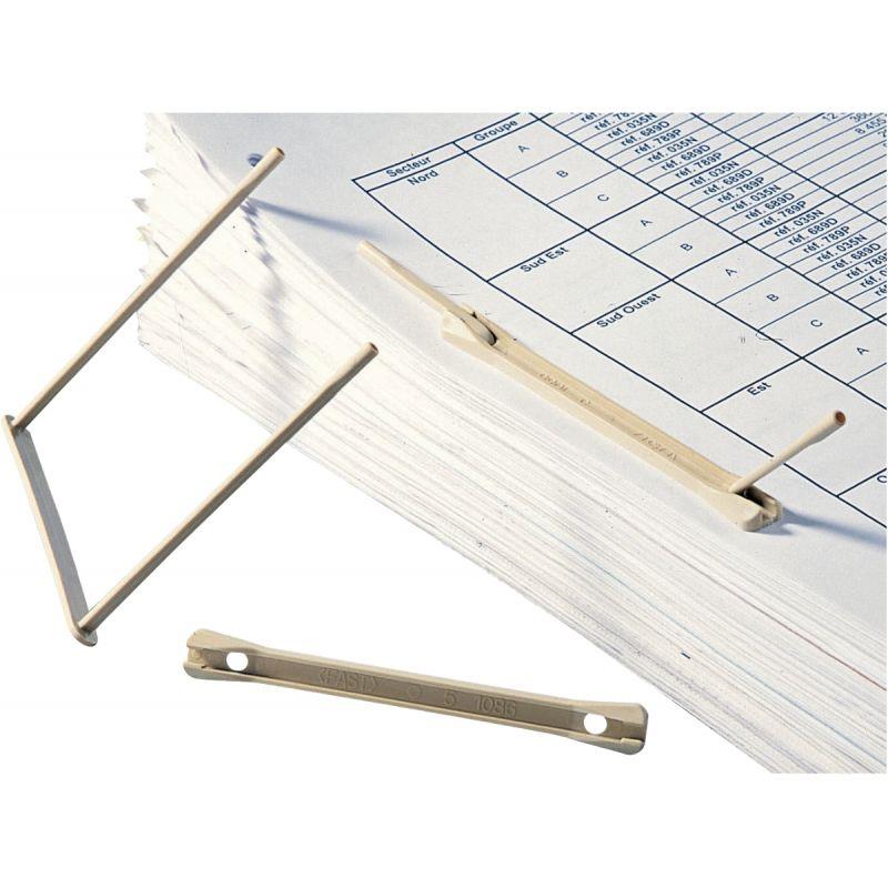 Image de  Boite de 100 relieurs d''archives beige 8cm 