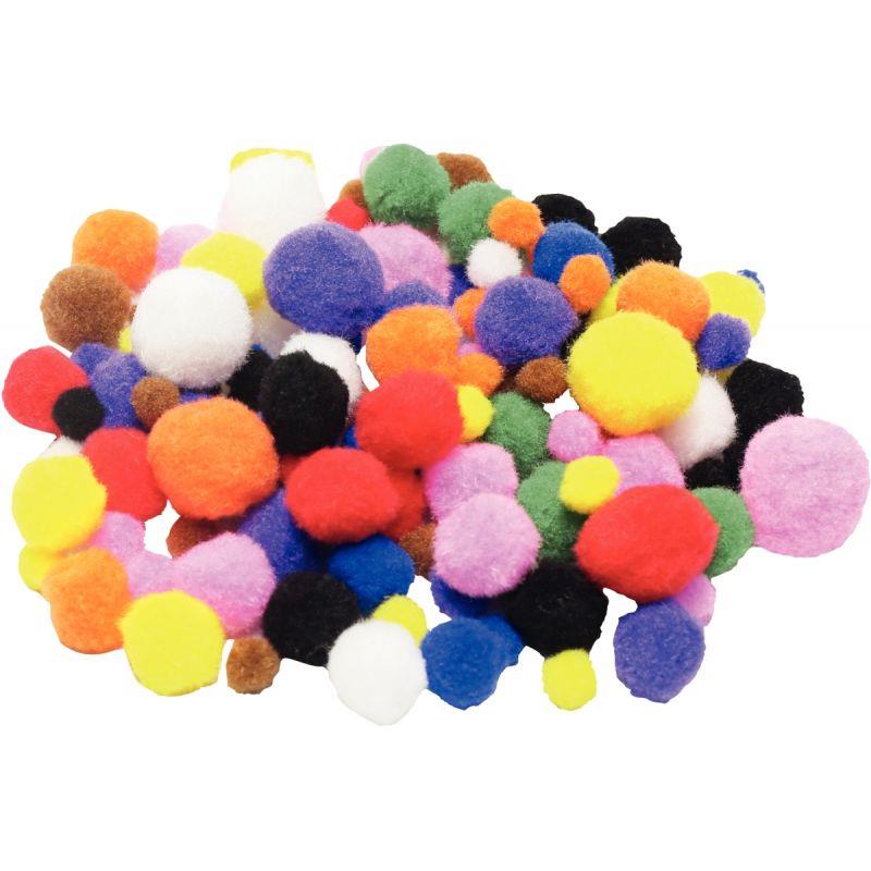 Image de  Sachet de 300 pompons tailles et couleurs assorties 