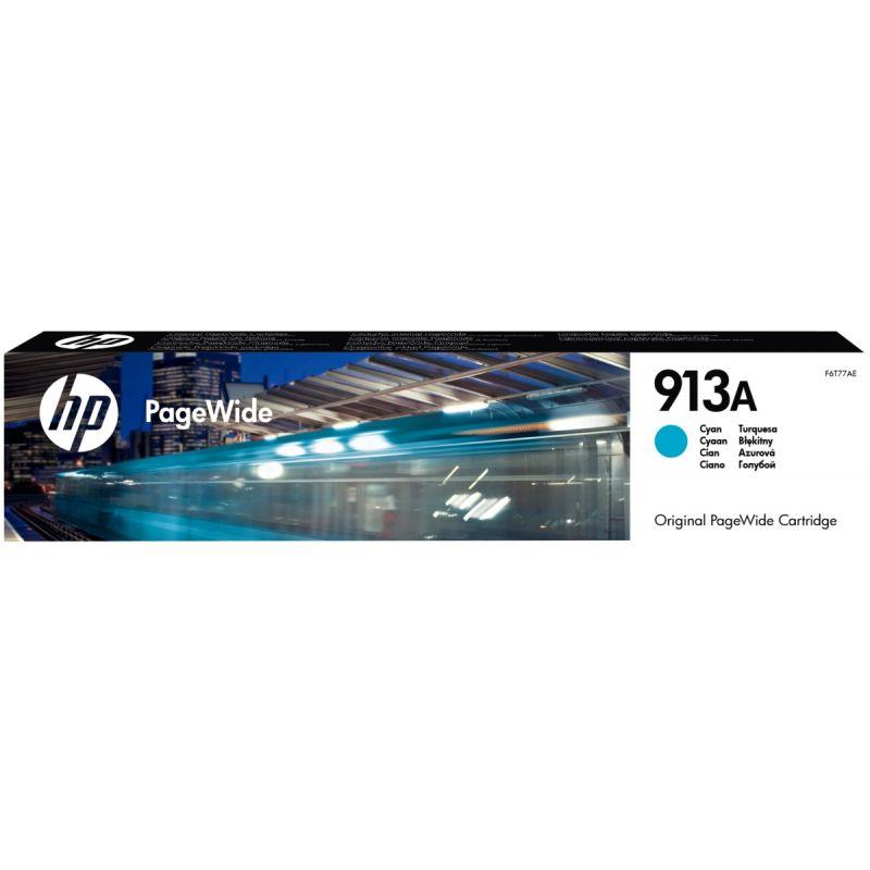 Image de  HP 913A cartouche d''encre cyan authentique (F6T77AE) 