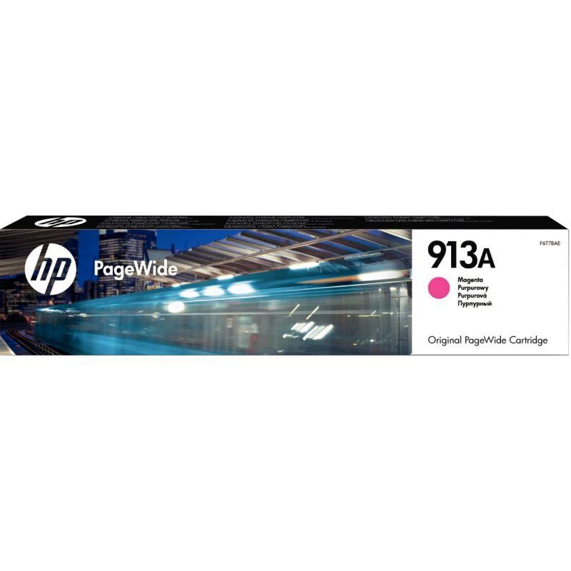 Image de  HP 913A cartouche d''encre magenta authentique (F6T78AE) 