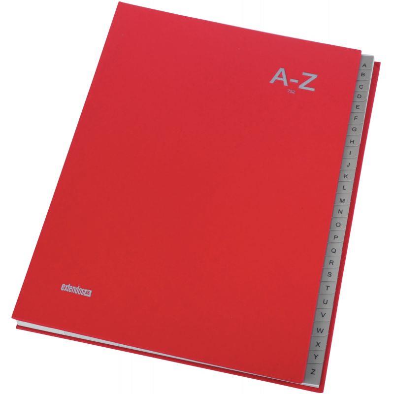 Image de  Trieur alphabétique 26 compartiments, rouge 