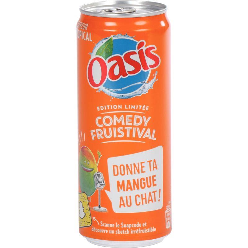 Image de  Lot de 24 canettes OASIS tropical 33cl 