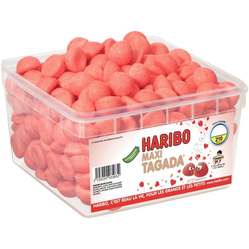 Image de  Boite HARIBO Maxi Tagada 210 pièces 