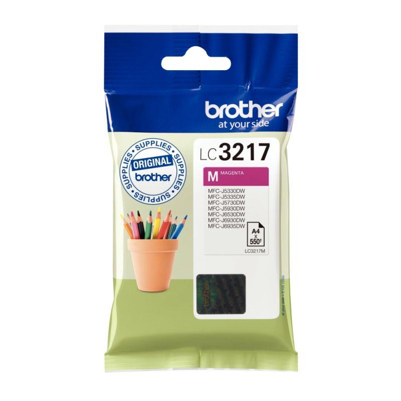Image de  Brother POT cartouche jet d''encre magenta authentique (LC3217M) 