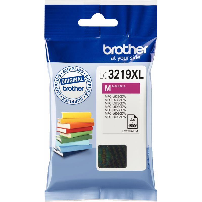 Image de  Brother LIVRE cartouche jet d''encre magenta haute capacité authentique (LC3219XLM) 