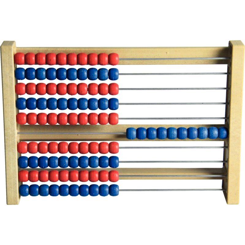 Image de  Boulier 10 rouges/10 bleues en RE-WOOD 