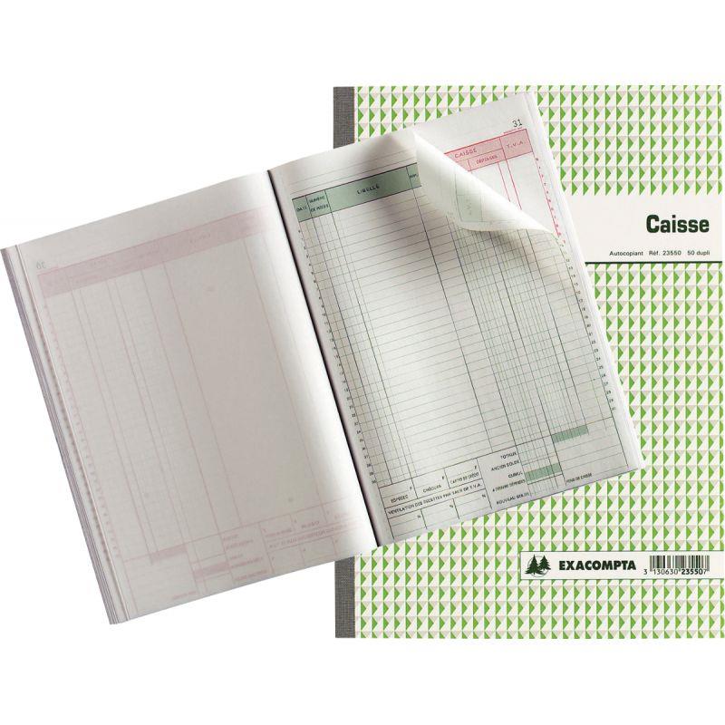 Image de  Manifold Caisse NCR format 21 x 29,7 cm 50 duplicatas autocopiants 