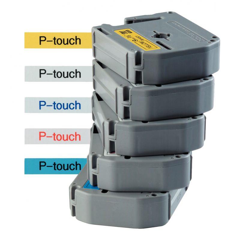 Image de  Recharge de ruban BROTHER TZE  noir et jaune 24 mm 