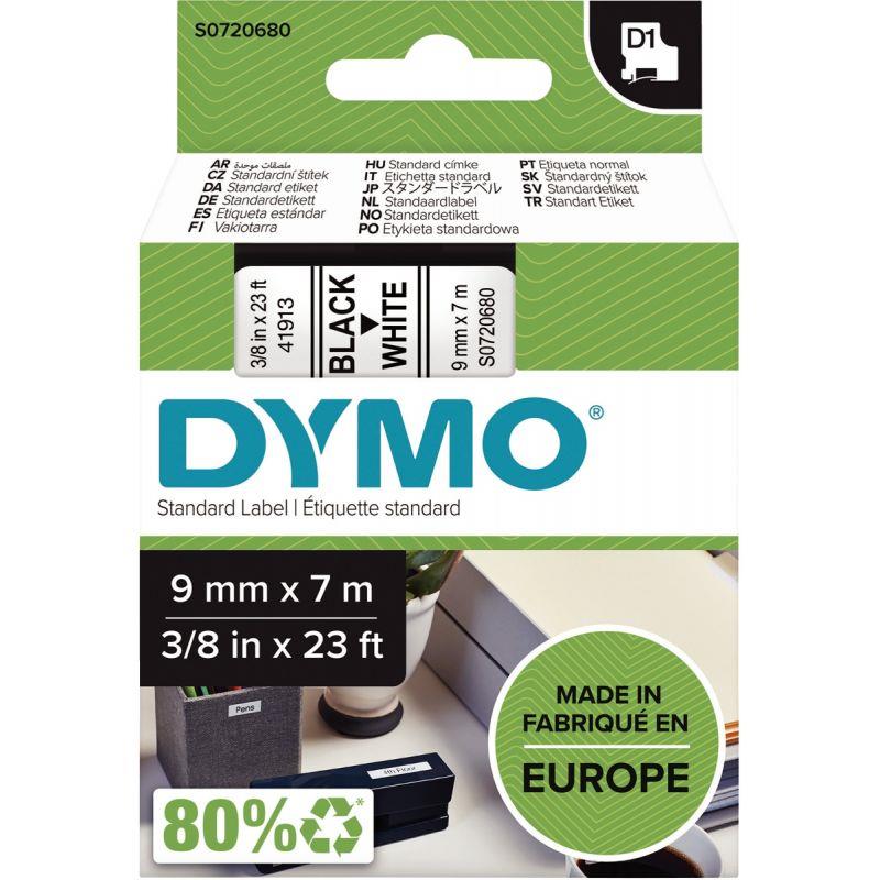 Image de  Recharge DYMO D1 9 mm x 7 m noir et  blanc 